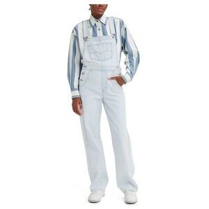 Levi's Silvertab Light Wash Vintage Denim Women's Jean Overalls Size Small